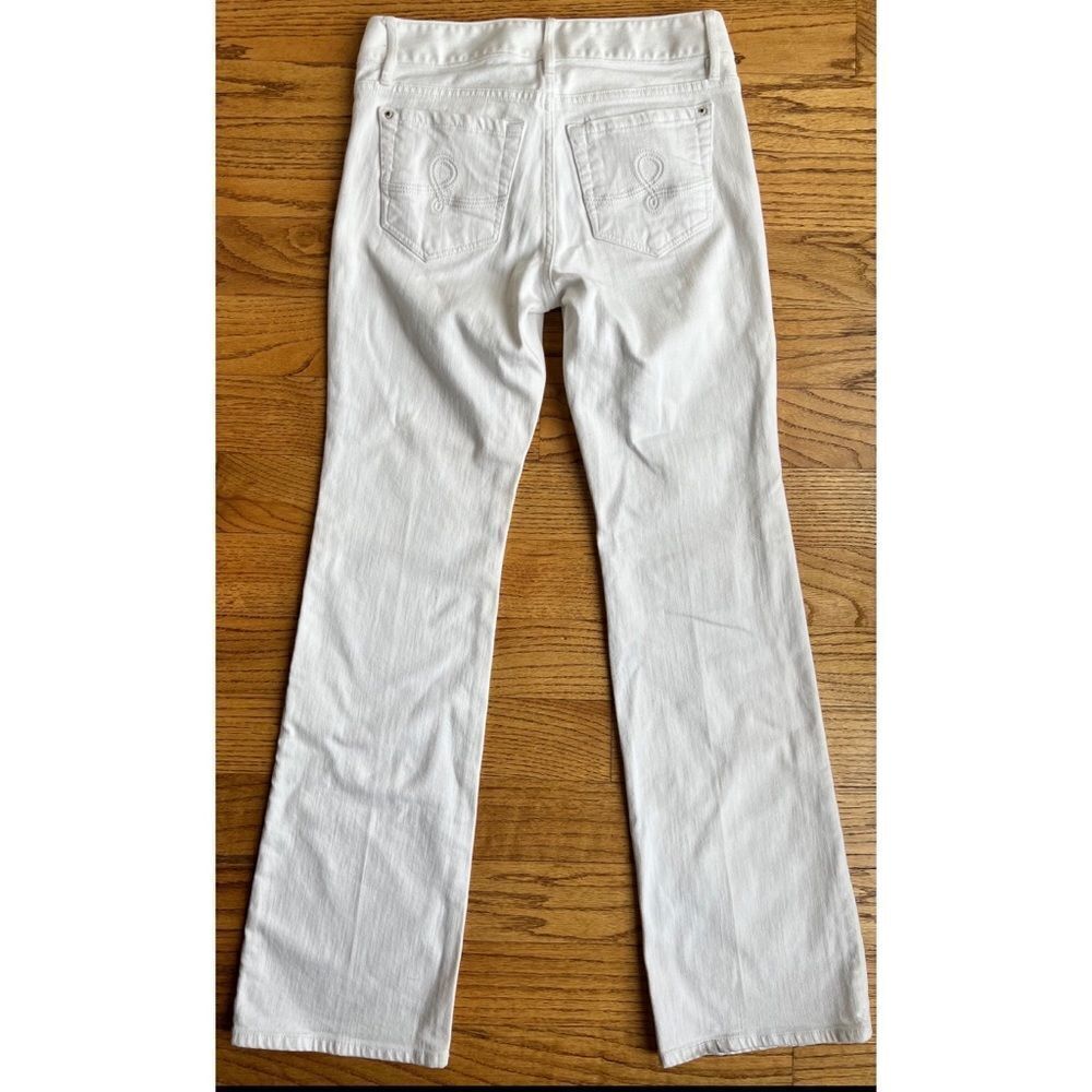 Lilly Pulitzer White Babe Bootcut Jeans Size 4 Style 26690 MSRP $148 - Picture 5 of 16